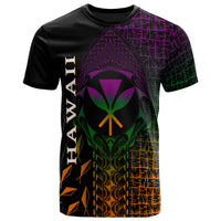 Hawaii T Shirt Kanaka Maoli Rocket Style Unisex Black - Polynesian Pride