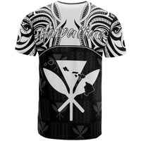 Hawaiian Kanaka T Shirt Demodern White - Polynesian Pride