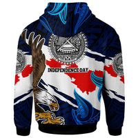 American Samoa Hoodie Custom Happy Independence Day Samoa with Polynesian Culture LT10 - Polynesian Pride