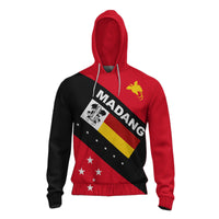 Papua New Guinea Hoodie Madang Province Unisex Red - Polynesian Pride