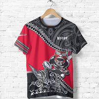 New Zealand Rugby Shirt, Rugby Maori T Shirts Unisex Black - Polynesian Pride
