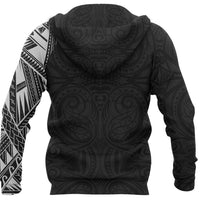 Maori Hoodie, New Zealand Tattoo All Over Print Hoodie - Polynesian Pride