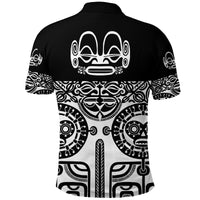 Marquesas Islands Polo Shirt Marquesan Tattoo Special Style Black LT8 - Polynesian Pride