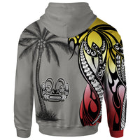 Marquesas Islands Zip up Hoodie Classical Coconut Tree - Polynesian Pride