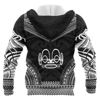 Marquesas Islands Polynesian Chief Custom Hoodie Black Version Unisex Black - Polynesian Pride