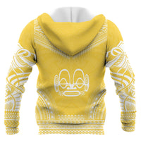 Marquesas Islands Polynesian Chief Custom Hoodie Flag Version Unisex Blue - Polynesian Pride