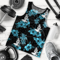 Men Tank Top - Hawaii Summer Hula Girl No.3 LT6 5XL - Polynesian Pride