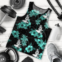 Men Tank Top - Hawaii Summer Hula Girl No.4 LT6 5XL - Polynesian Pride