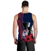 Guam Chamorro Men Tank Top Flag Color Style LT6 - Polynesian Pride