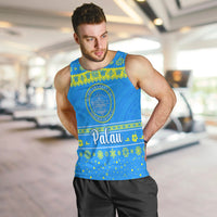(Custom Personalised) Palau Christmas Men Tank Top Simple Style LT8 - Polynesian Pride