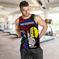 New Caledonia Men's Tank Top Color Flag LT6 - Polynesian Pride