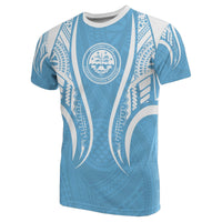 Federated States of Micronesia T Shirt F S M Seal Polynesian Stylized Unisex Blue - Polynesian Pride