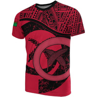 Vanuatu T Shirt Vanuatuan Flag Red A02 Unisex Red - Polynesian Pride