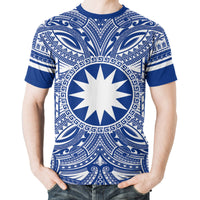 Nauru All T Shirt Nauru Coat Of Arms Polynesian Flag Color - Polynesian Pride