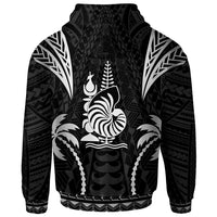 New Caledonia Zip up Hoodie Blood Runs Through My Veins Style Black - Polynesian Pride