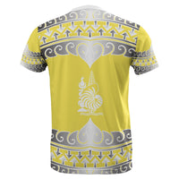 New Caledonia All Over T Shirt New Caledonia Wave Style - Polynesian Pride