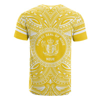 Niue All T Shirt Niue Coat Of Arms Polynesian Flag Color - Polynesian Pride