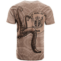 Niue T Shirt Octopus Tentacle - Polynesian Pride