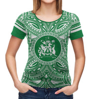 Norfolk Island All T Shirt Norfolk Island Coat Of Arms Polynesian Flag Color - Polynesian Pride