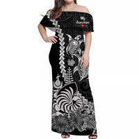 Custom New Caledonia Valentine Couple Matching Dress and Hawaiian Shirt My Sunshine Polynesia Turtle Black LT14 - Polynesian Pride