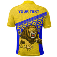 Custom Suva Grammar Fashion Polo Shirt Fiji School Version Lion Gold LT13 - Polynesian Pride