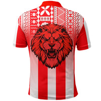 Football LABASA FA Polo Shirt Red Lion Fiji LT13 - Polynesian Pride