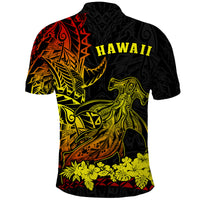 Hawaii Polynesian Polo Shirt Wild Hammerhead Sharks Fresh Life LT13 - Polynesian Pride