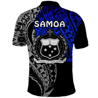 Siva Samoa Polo Shirt Samoan Dance Mix Blue Polynesian LT13 - Polynesian Pride