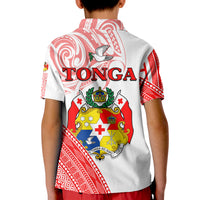 Tonga Polo Shirt KID Tongan Pattern Blithesome LT13 - Polynesian Pride