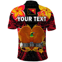 Custom Papua New Guinea Polo Shirt PNG Bird Of Paradise Polynesian Pattern LT14 - Polynesian Pride