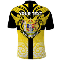 Custom Wellington Polo Shirt New Zealand Maori Pattern LT14 - Polynesian Pride