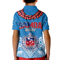 Toa Samoa Rugby Polo Shirt Manu Siva Tau Style Ulafala LT13 - Polynesian Pride