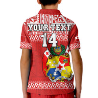 (Custom Text and Number) Tonga Rugby Polo Shirt Mate Maa Tonga Pacific Ngatu White LT14 - Polynesian Pride