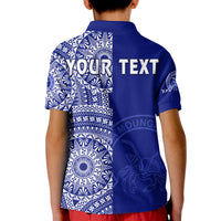 Custom Queen Salote Tonga College Polo Shirt Tongan Ngatu Pattern LT14 - Polynesian Pride