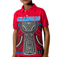 Guam Chamorro Polo Shirt Latte Stone Red Polynesian Haligi LT13 - Polynesian Pride