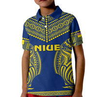 (Custom Personalised) Niue Polo Shirt KID Hiapo Mix Polynesian Happy Constitution Day LT14 - Polynesian Pride