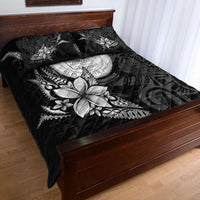 Palau Quilt Bed Set - Fish With Plumeria Flowers Style - Polynesian Pride