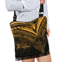 Palau Boho Handbag - Gold Color Cross Style - Polynesian Pride