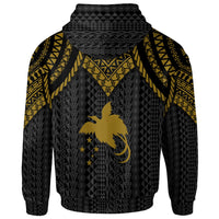 Papua New Guinea Hoodie Polynesian Armor Style Gold - Polynesian Pride