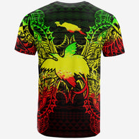 Papua New Giunea All T Shirt Papua New Giunea Flag Map Polynesian Tattoo Reggae - Polynesian Pride