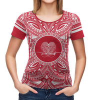 Papua New Guinea All T Shirt Papua New Guinea Coat Of Arms Polynesian Flag Color - Polynesian Pride