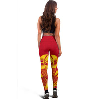 Papua New Guinea Polynesian Leggings - Polynesian Tattoo Flag Version - Polynesian Pride