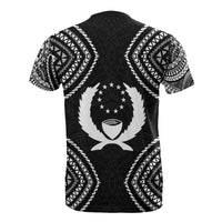 Pohnpei Micronesia T Shirt Black Warrior Style - Polynesian Pride