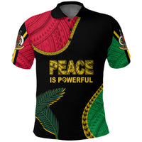 Vanuatu Father Lini Day Polo Shirt Simple Style LT7 - Polynesian Pride