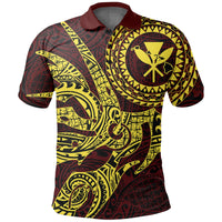 Hawaii Mens Polo Shirt Polynesian Kanaka Map Hawaiian Mens Polo Shirt TT Style - Polynesian Pride