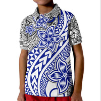 Traditional Polynesian Tribal Tattoo Retro Polo Shirt Blue LT9 - Polynesian Pride