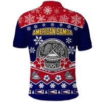 American Samoa Tribal Polynesian Christmas Vibe Polo Shirt LT9 - Polynesian Pride