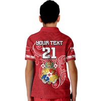 Custom Tonga Mate Maa Rugby Kupesi Polo Shirt LT9 - Polynesian Pride
