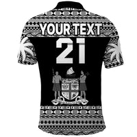 (Custom Text and Number) Fiji Rugby Sevens Polo Shirt Simple Style LT9 - Polynesian Pride