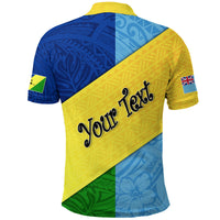 Custom Malampa Fiji Day Polo Shirt Polynesian Line Arty Style LT9 - Polynesian Pride